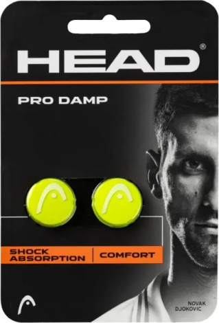Виброгасители для ракеток Head PRO DAMP лимонные (2 штуки) 285515 LY