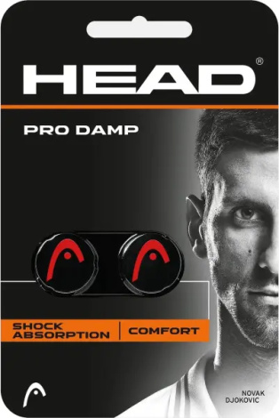 Віброгасники для ракеток Head PRO DAMP чорно-червоні (2 штуки) 285515 BK