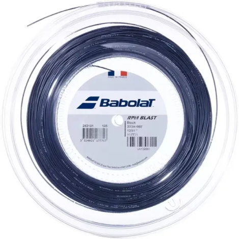 Струна для ракеток для тенниса Babolat RPM BLAST 1,25MM черная (200 метров) 243101-105