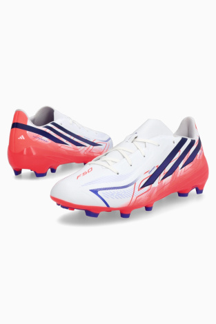 Бутсы adidas F50 League Hyperfast FG Junior - белый