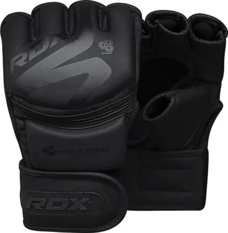 Рукавички MMA RDX GRAPPLING GLOVES F15 чорні GGR-F15MB