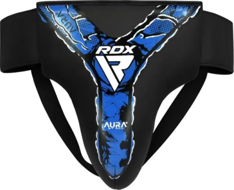 Захист паху RDX GROIN GUARD NEW AURA F17 чорно-синій GDR-F17BU