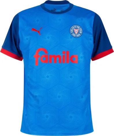Футболка Puma HOLSTEIN KIEL (Хольштайн) домашняя сине-темно-сине-красная 946318-01