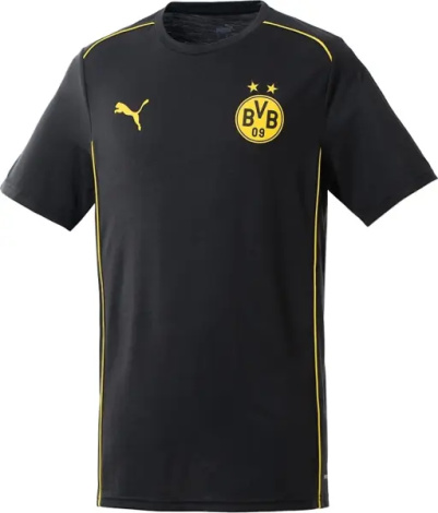 Футболка Puma BVB CASUALS (Боруссия Дортмунд) черно-желтая 777638-08