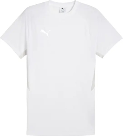 Футболка Puma TEAMEVOSTRIPE бело-серая 659953-04
