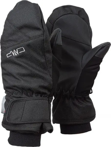 Перчатки детские CMP KIDS SKI MITTEN черные 6524824J-U901