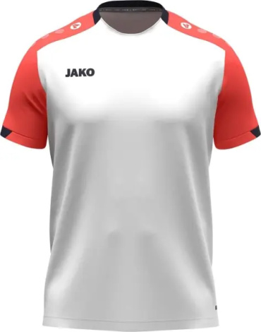 Футболка Jako DYNAMIC бело-кораллово-темно-синяя 6170-026