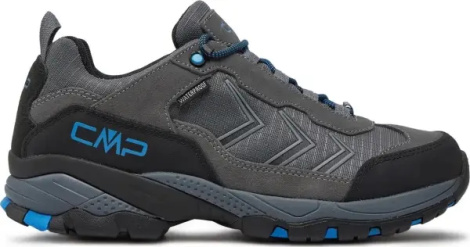 Кроссовки треккинговые CMP MELNICK LOW TREKKING SHOES WP темно-серо-черно-голубые 3Q19657-41UR