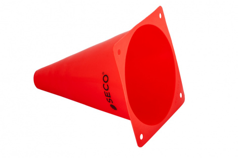 Тренировочный конус SECO 18 см цвет: красный