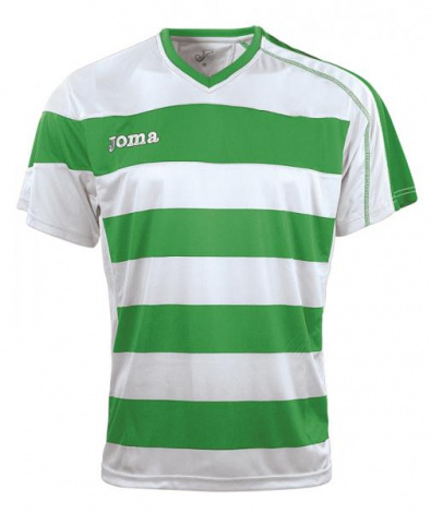 Футболка Joma ігрова EUROPA зелено-біла XL