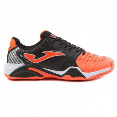 Кросівки Joma для тенісу PRO ROLAND чорно-помаранчеві