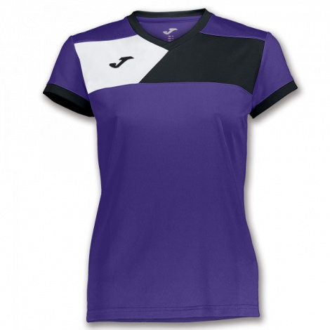 Футболка Joma женская CREW II фиолетово-черная