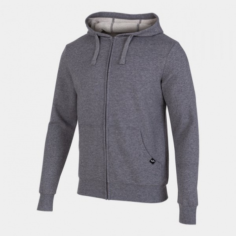 Олимпийка Joma JUNGLE ZIP-UP HOODIE MELANGE GREY
