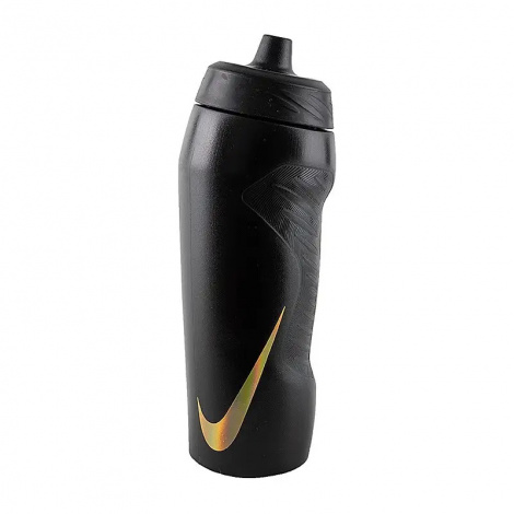 Спортивная бутылка для воды Nike Hyperfuel Bottle 700мл (чёрный/золотой)
