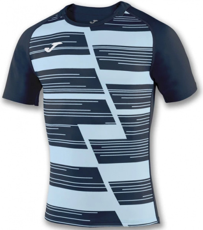 Футболка Joma HAKA 100960.312 темно-синьо-блакитна
