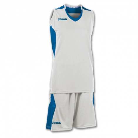 Форма баскетбольна Joma жіноча SET SPACE біло-синя