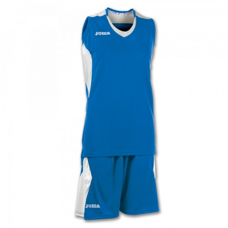 Форма баскетбольная Joma женская SET SPACE сине-белая