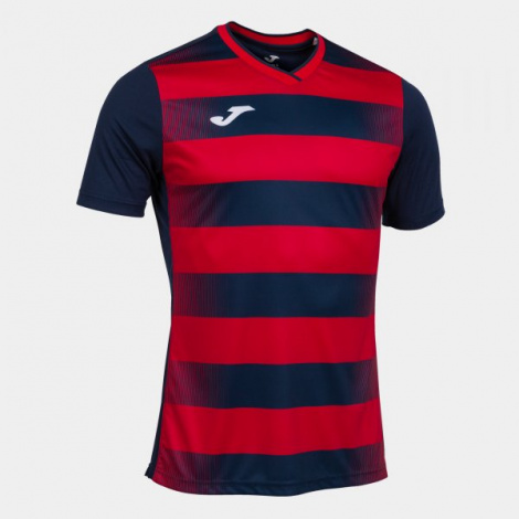 Футболка Joma Europa V Short Sleeve T-Shirt Navy Red