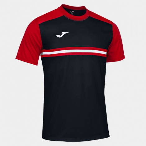 Футболка Joma Hispa Iv Short Sleeve T-Shirt Black Red