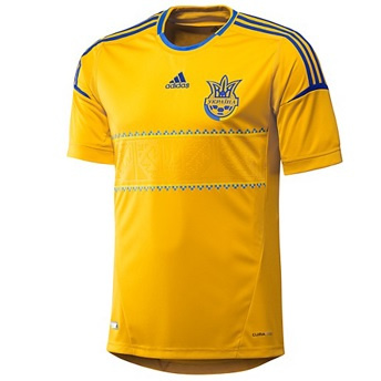 Игровая домашняя футболка сборной Украины