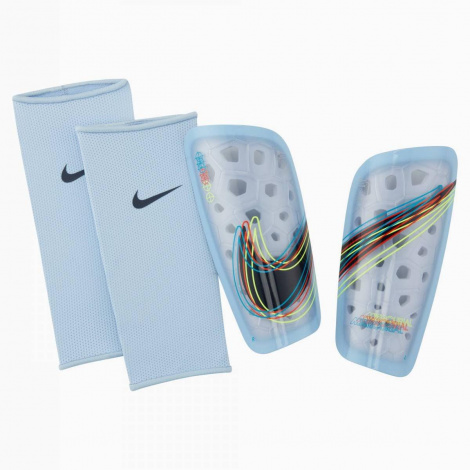 Футбольні щитки Nike Mercurial Lite (голубий/чорний)