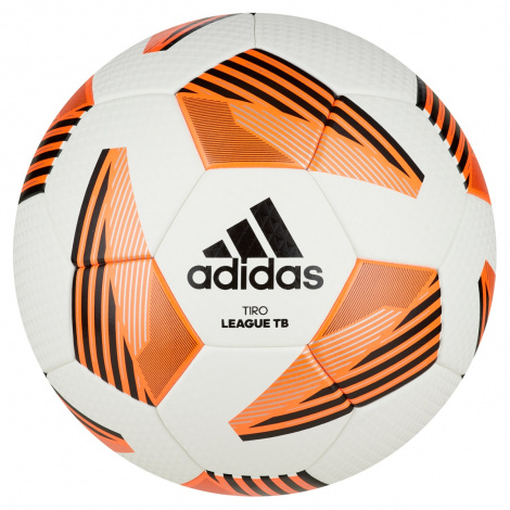 Футбольный мяч Adidas Tiro League TB IMS (термошов, белый/оранжевый/чёрный)