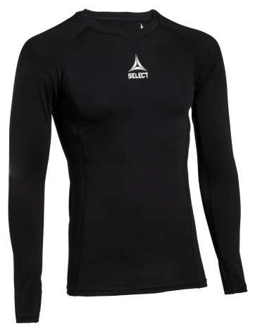 Термофутболка Select Baselayer shirt with long sleeves чорна 623540-010