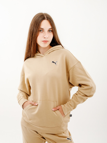 Худі жіноче Puma BETTER ESSENTIALS HOODIE FL бежеве 67680484
