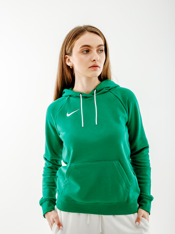 Худі жіноче Nike FLC PARK20 PO HOODIE зелене CW6957-302