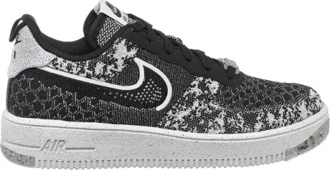 Кросівки дитячі Nike AF1 CRATER FLYKNIT NN (GS) чорні DM1060-001