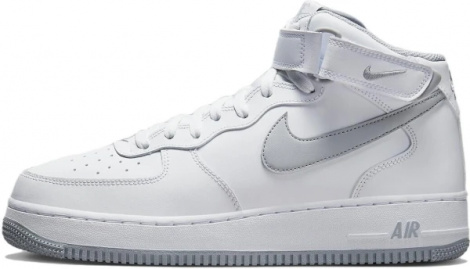 Кросівки Nike AIR FORCE 1 MID '07 біло-сірі DV0806-100