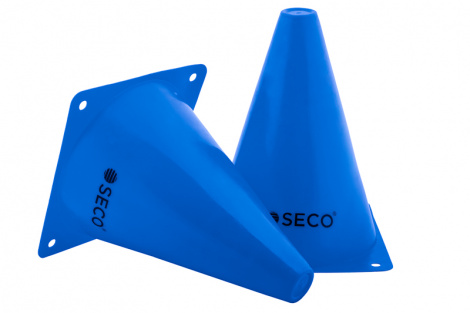 Тренировочный конус SECO 18 см цвет: синий