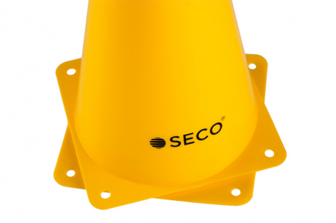 Тренировочный конус SECO 23 см цвет: желтый