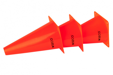 Тренировочный конус SECO 23 см цвет: оранжевый