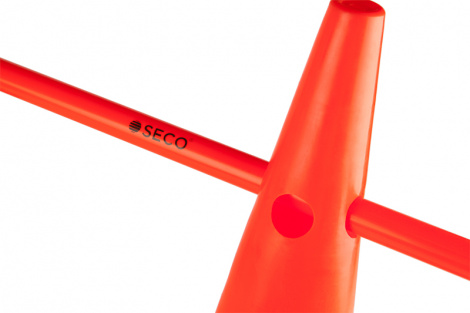 Тренировочный конус с отверстиями SECO 48 см цвет: оранжевый