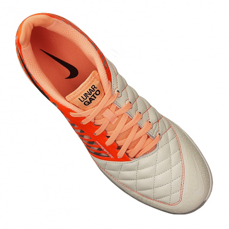 Футзалки Nike LunarGato II (оранжевые)