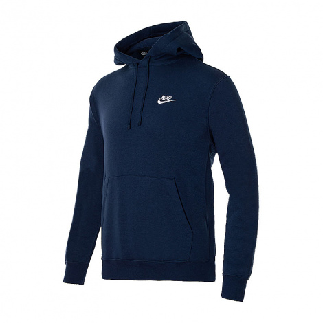 Толстовка Nike NSW CLUB HOODIE PO BB синя BV2654-410