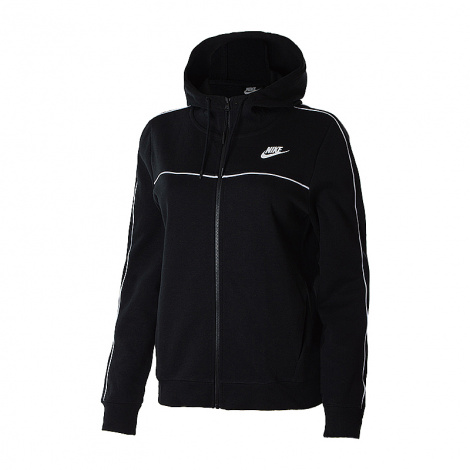 Толстовка жіноча Nike NSW MLNM ESSNTL FLC FZ HDY чорна CZ8338-010