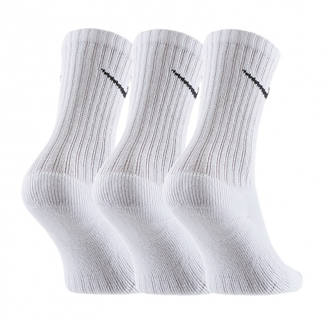 Шкарпетки Nike Value Cotton Crew White білі (3 пари) SX4508-101