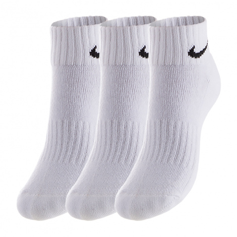 Шкарпетки Nike VALUE COTTON QUARTER білі (3 пари) SX4926-101