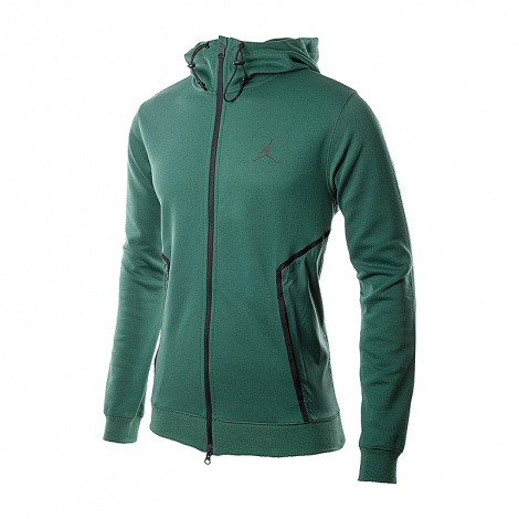 Толстовка Nike Jordan MJ DF AIR STMT FLC FZ HOODIE зелена DA9854-333