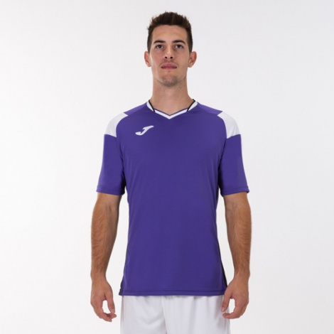Футболка Joma CREW III 101269.552 фіолетово-біло-чорна