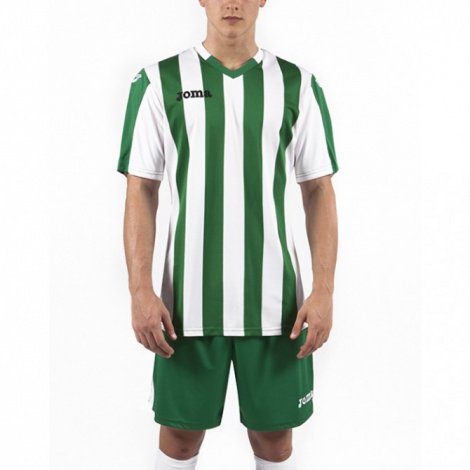 Футболка зелено-біла Joma COPA 100001.450