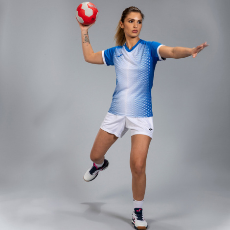 Футболка жіноча Joma SUPERNOVA синьо-біла 900890.702