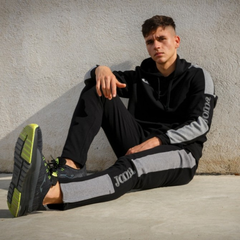 Толстовка Joma STREET чорно-сіра 102238.111