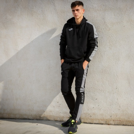 Толстовка Joma STREET чорно-сіра 102238.111