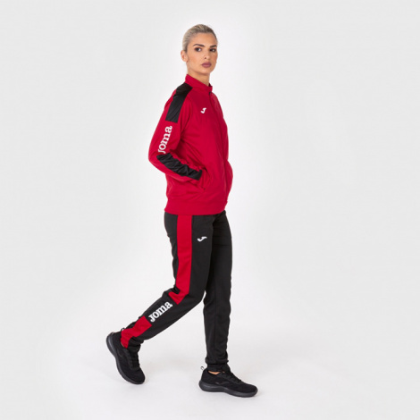 Олімпійка (мастерка) жіноча Joma CHAMPION IV червоно-чорна 900380.601