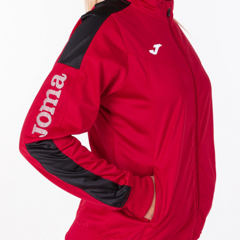 Олімпійка (мастерка) жіноча Joma CHAMPION IV червоно-чорна 900380.601
