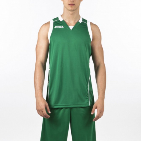 Майка баскетбольна зелена Joma CANCHA II 100049.450