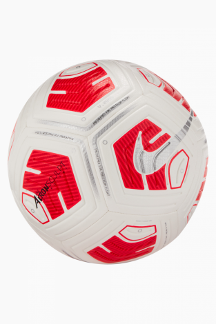 Детский облегчённый футбольный мяч Nike Strike Team Junior 290 грамм (машинный шов, белый/красный/серебристый)